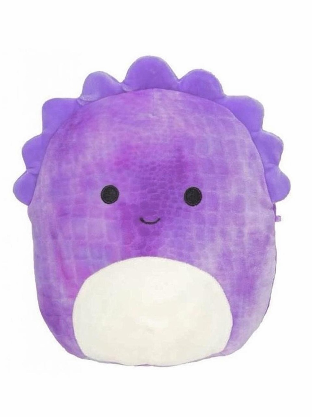 Kellytoy Purple Dinosaur Plush with White Belly